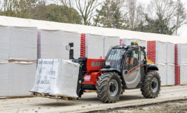 MANITOU MT series telehandler for construction sector. 